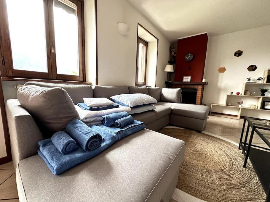 3Br Villetta Con Panoramica Sul Lago Nesso Exterior foto