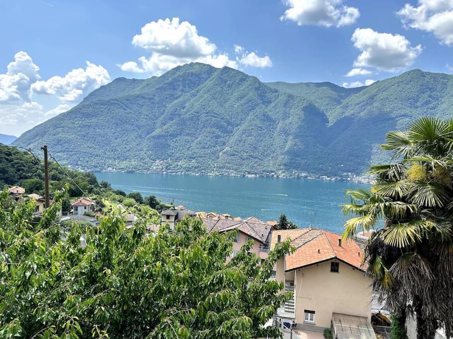 3Br Villetta Con Panoramica Sul Lago Nesso Exterior foto